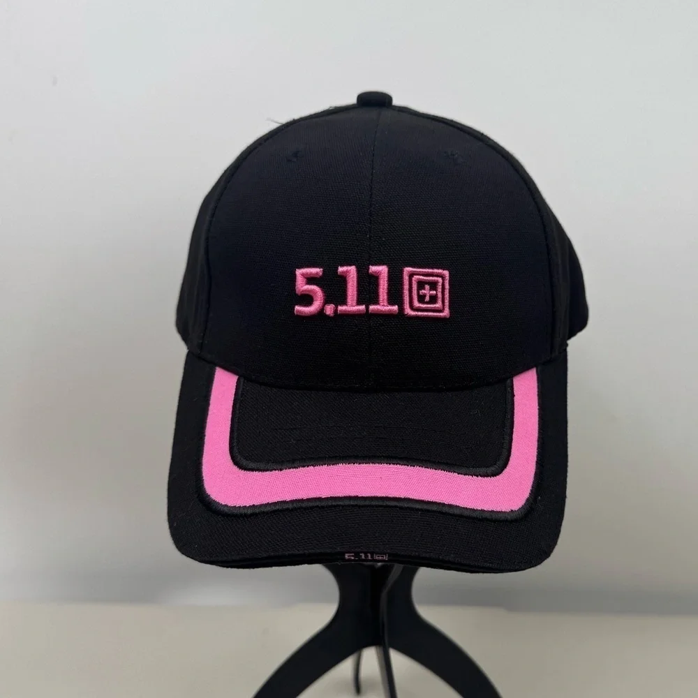 5.11 Tactical Black Pink Baseball Cap 2010 Breast Cancer Awareness Adjustable